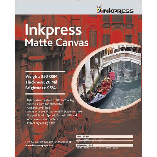 Inkpress Media Matte Canvas - 11 x 17