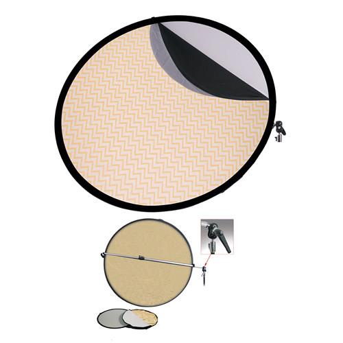 Interfit Collapsible 5-in-1 Reflector Kit with Bracket INT270, Interfit, Collapsible, 5-in-1, Reflector, Kit, with, Bracket, INT270