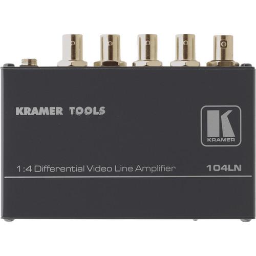 Kramer 104LN 1x4 Composite Video Line Amplifier 104LN