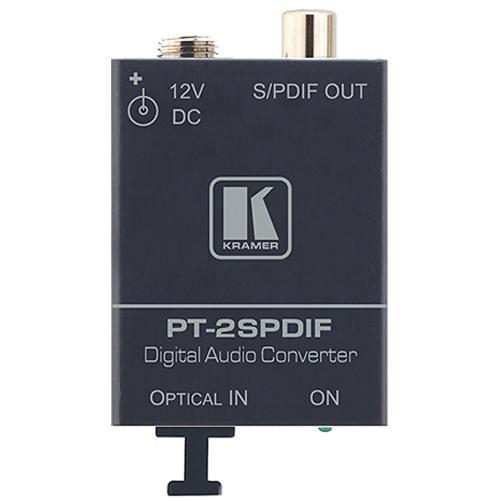 Kramer PT-2SPDIF TosLink to S/PDIF Digital Audio PT-2SPDIF