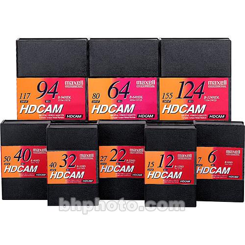 Maxell B-124HDL HDCAM Videocassette, Large 292820, Maxell, B-124HDL, HDCAM, Videocassette, Large, 292820,