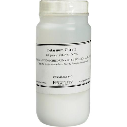 Photographers' Formulary Potassium Citrate - 100 10-0980 100G, Photographers', Formulary, Potassium, Citrate, 100, 10-0980, 100G