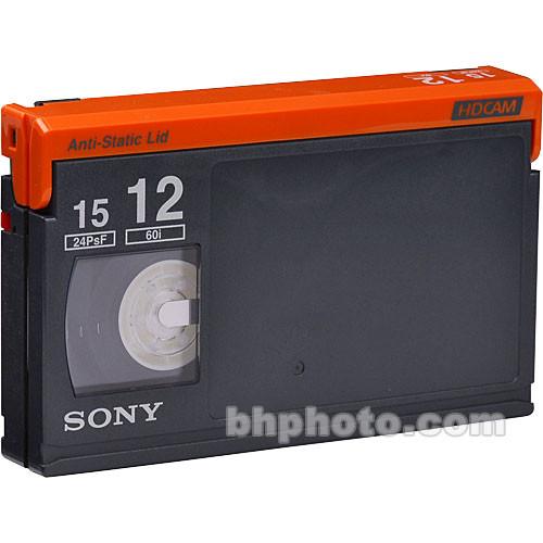 Sony BCT-12HD/2 HDCAM Videocassette, Small BCT12HD/2, Sony, BCT-12HD/2, HDCAM, Videocassette, Small, BCT12HD/2,