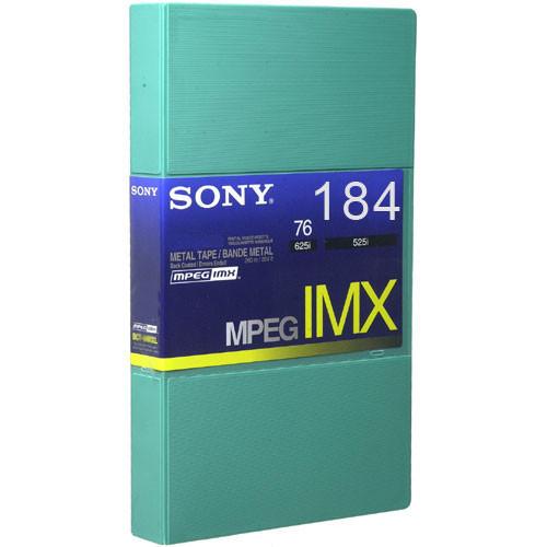 Sony BCT184MXL MPEG IMX Video Cassette, Large BCT184MXL
