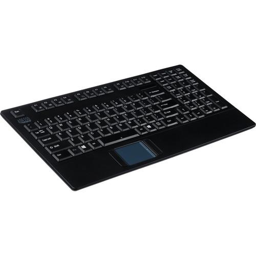 Adesso 2.4 GHz Wireless Compact Touchpad Keyboard WKB-4210UB