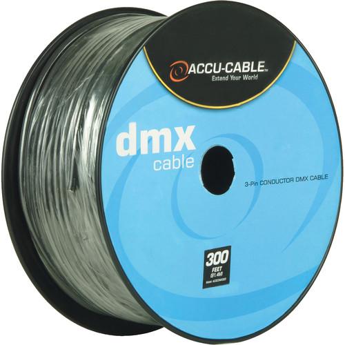 American DJ Accu-Cable 3-Pin DMX Cable Spool (300') AC3CDMX300, American, DJ, Accu-Cable, 3-Pin, DMX, Cable, Spool, 300', AC3CDMX300