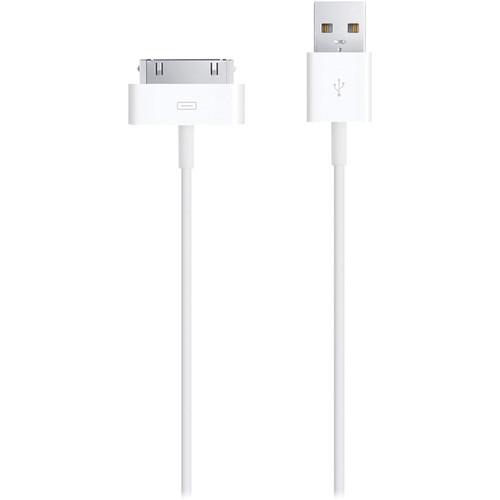 Apple  30-Pin to USB Cable (3.3') MA591G/C, Apple, 30-Pin, to, USB, Cable, 3.3', MA591G/C, Video