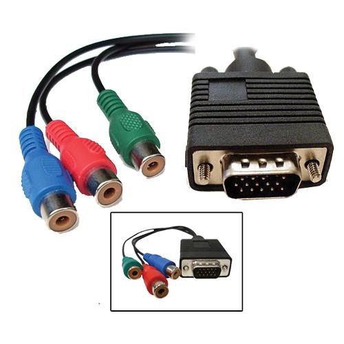 Avenview VGA HD15 to 3 x RCA Component Video VGA-COMP-CABLE