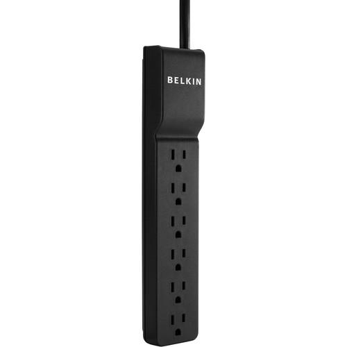 Belkin BE106000-04 6-Outlet Home/Office Surge BE106000-04-BLK, Belkin, BE106000-04, 6-Outlet, Home/Office, Surge, BE106000-04-BLK
