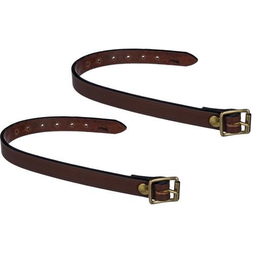 Billingham Leather Tripod Straps (Pair, Chocolate) 522054