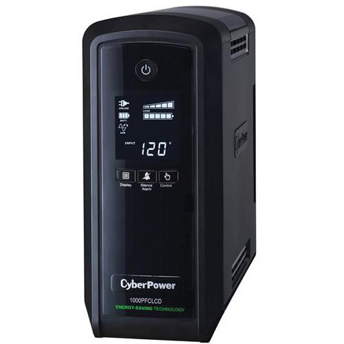 CyberPower CP1000PFCLCD PFC Sinewave UPS System CP1000PFCLCD
