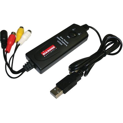 Diamond VC500 One Touch USB Video & Audio Capture VC500, Diamond, VC500, One, Touch, USB, Video, Audio, Capture, VC500,