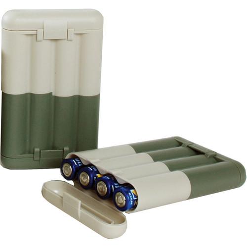 Dot Line Battery Tube Case for AA, AAA, CR2 or CR123 PC-BATUCA-1