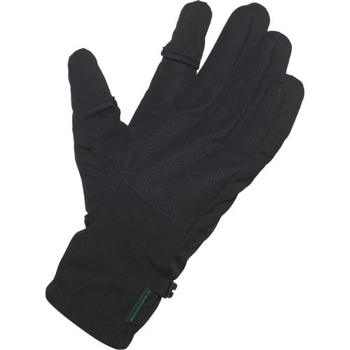 Freehands Men's Softshell Photo Gloves (Large, Black) 11351ML
