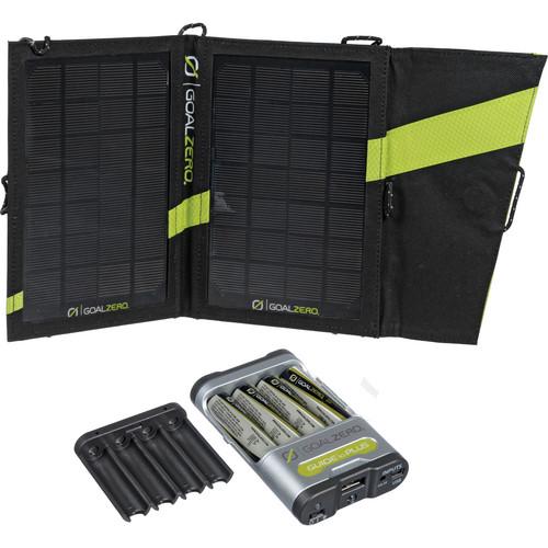 GOAL ZERO Guide 10 Plus Solar Recharging Kit with AA GZ-41022, GOAL, ZERO, Guide, 10, Plus, Solar, Recharging, Kit, with, AA, GZ-41022
