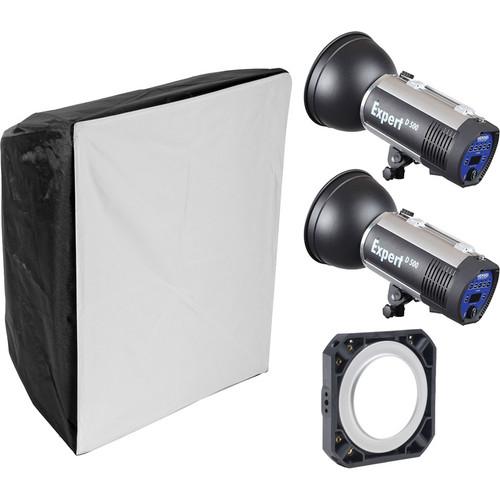 Hensel Expert D1000 2-Light Kit with Chimera Softbox 541110C