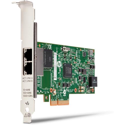 HP 361T PCIe Dual-Port Gigabit Network Interface Card C3N37AA, HP, 361T, PCIe, Dual-Port, Gigabit, Network, Interface, Card, C3N37AA