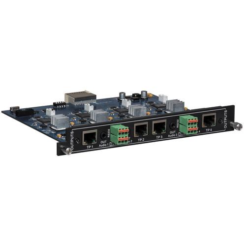 Intelix FLX-BO4A 4 Port HDBaseT Output Card with Audio FLX-BO4A, Intelix, FLX-BO4A, 4, Port, HDBaseT, Output, Card, with, Audio, FLX-BO4A