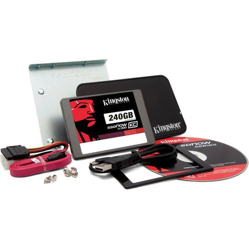 Kingston KC300 SSDNow 240GB SSD Kit SKC300S3B7A/240G, Kingston, KC300, SSDNow, 240GB, SSD, Kit, SKC300S3B7A/240G,