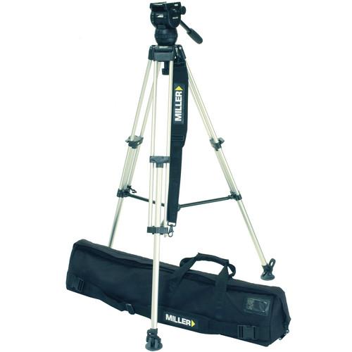Miller Toggle DV 1-Stage Aluminum Tripod with Compass 12 1872, Miller, Toggle, DV, 1-Stage, Aluminum, Tripod, with, Compass, 12, 1872