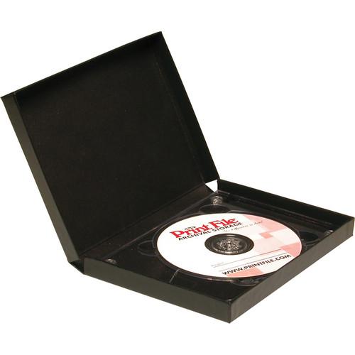 Print File Single CD Clamshell Folios (Black) 530-0010, Print, File, Single, CD, Clamshell, Folios, Black, 530-0010,