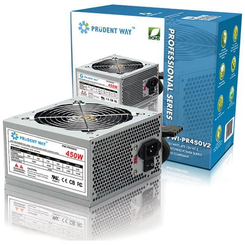 Prudent Way 450W Smart Fan Control Power Supply PWI-PR450-V2, Prudent, Way, 450W, Smart, Fan, Control, Power, Supply, PWI-PR450-V2,