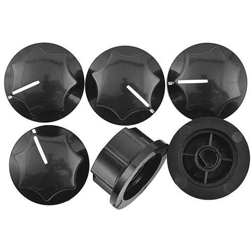 Quam-Nichols Replacement Attenuator Knob (6-Pack, Black) KIT# 98