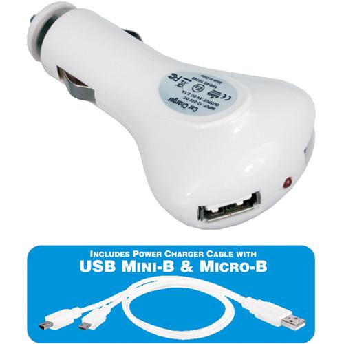 QVS USB Car Charger Kit for Smartphone/Tablets/GPS/MP3 USBCC-K1