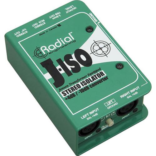Radial Engineering J-ISO Stereo 4 dB to -10 dB R800 1025, Radial, Engineering, J-ISO, Stereo, 4, dB, to, -10, dB, R800, 1025,