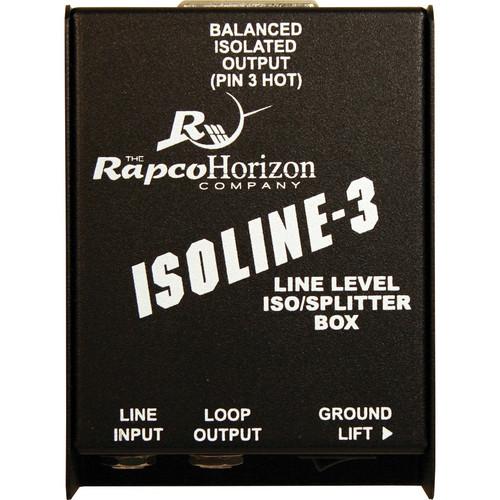 RapcoHorizon Isoline-3 Line Level ISO / Splitter Box IL-3, RapcoHorizon, Isoline-3, Line, Level, ISO, /, Splitter, Box, IL-3,