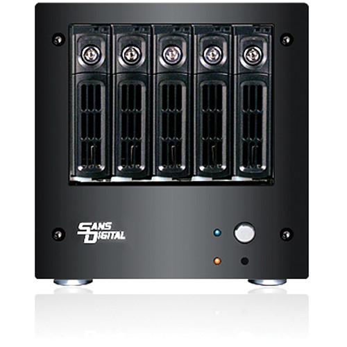 Sans Digital AN5L B 5-Bay 64-Bit iSCSI and Dual KT-AN5L B