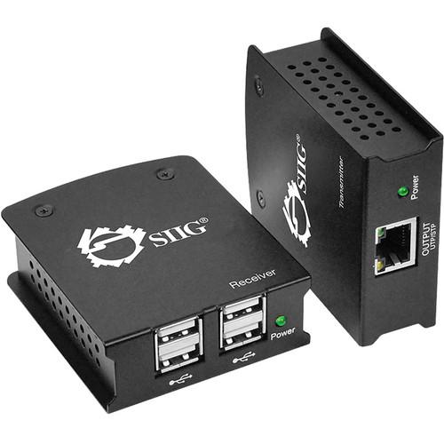 SIIG USB 2.0 4-Port Extender (Black) JU-EX0111-S1, SIIG, USB, 2.0, 4-Port, Extender, Black, JU-EX0111-S1,