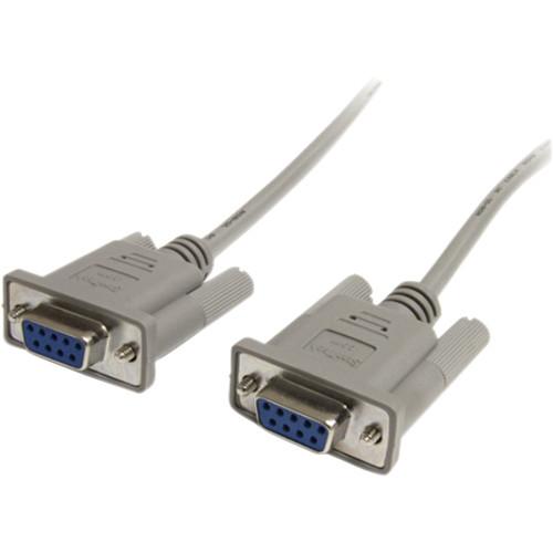 StarTech Straight Through DB-9 Serial Cable (Gray, 6') MXT100FF