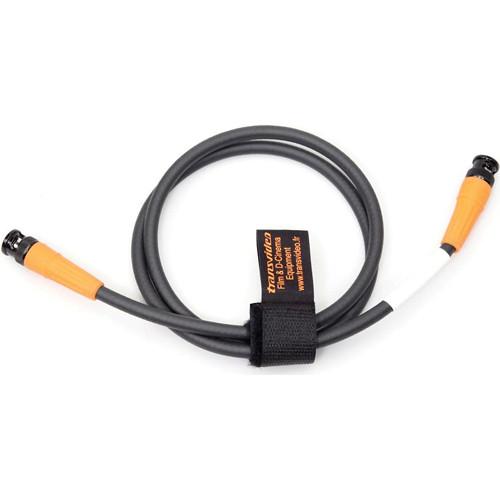 Transvideo 4.5 GHz 3G-SDI BNC to BNC Cable (3.3') 906TS0144, Transvideo, 4.5, GHz, 3G-SDI, BNC, to, BNC, Cable, 3.3', 906TS0144,