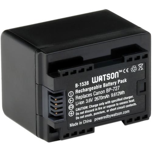Watson BP-727 Lithium-Ion Battery Pack (3.6V, 2670mAh) B-1538, Watson, BP-727, Lithium-Ion, Battery, Pack, 3.6V, 2670mAh, B-1538