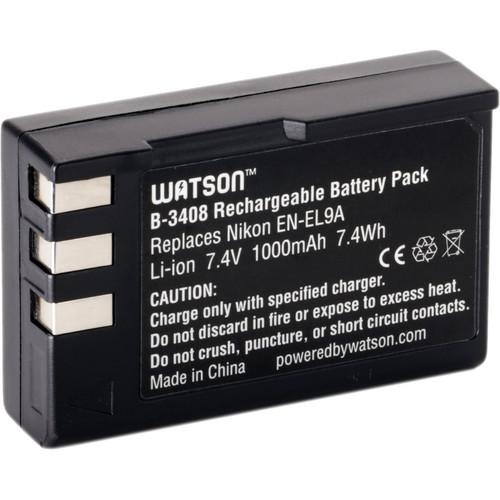 Watson EN-EL9A Lithium-Ion Battery Pack (7.4V, 1000mAh) B-3408