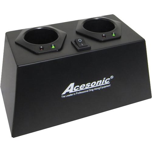 Acesonic USA Dual Charging Station For UHF-A6 CSA6-2