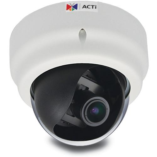 ACTi D61A 1.3MP IP Indoor Dome Camera with SLLS, Audio D61A