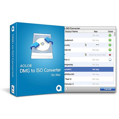 Aolor Software DMG to ISO Converter for Mac DMGTOISOMAC