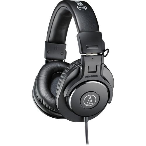 Audio-Technica ATH-M30x Monitor Headphones (Black) ATH-M30X, Audio-Technica, ATH-M30x, Monitor, Headphones, Black, ATH-M30X,