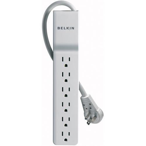 Belkin 6-Outlet Home/Office Surge Protector (8') BE106000-08R, Belkin, 6-Outlet, Home/Office, Surge, Protector, 8', BE106000-08R