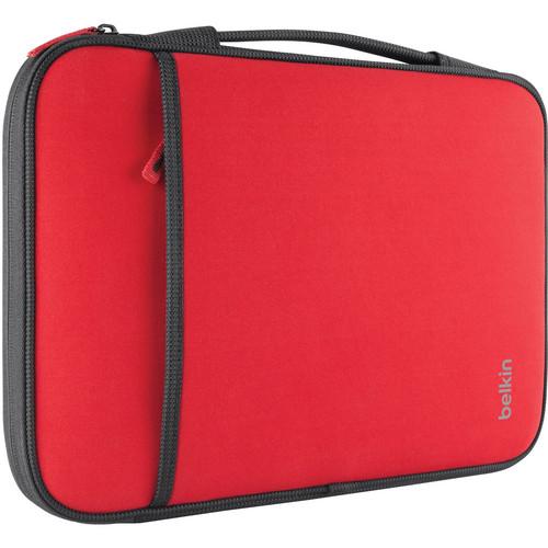 Belkin Laptop/Chromebook Sleeve (Red, 11