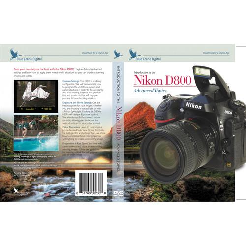 Blue Crane Digital DVD: Introduction to the Nikon D800: BC152