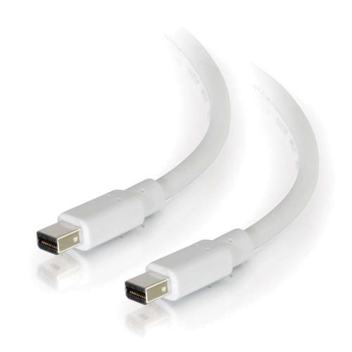 C2G Mini DisplayPort Cable, Male to Male (10', White) 54412, C2G, Mini, DisplayPort, Cable, Male, to, Male, 10', White, 54412,