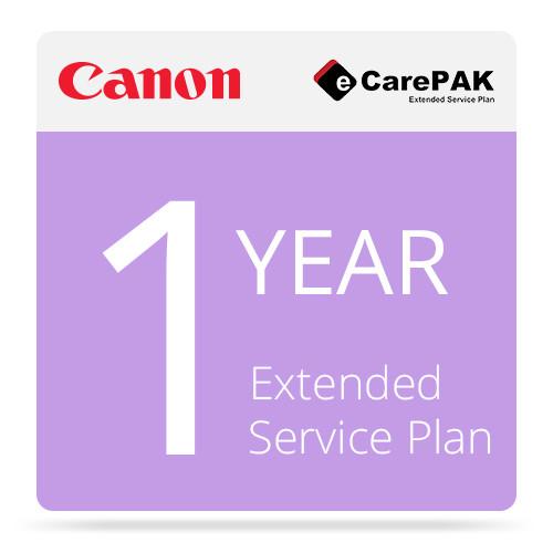 Canon 1-Year eCarePAK Extended Service Plan For Canon 1708B257AA