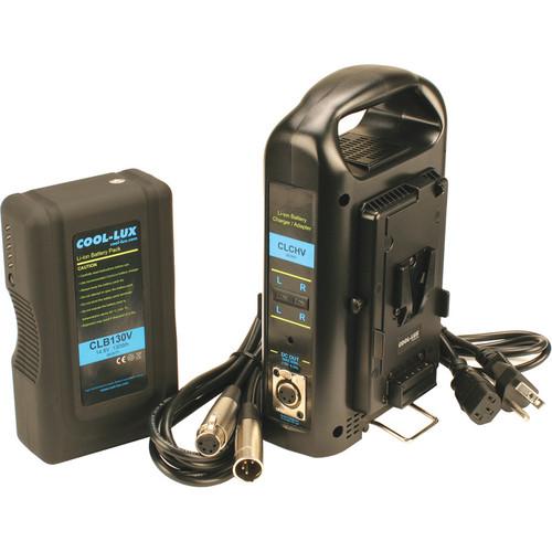 Cool-Lux V-Mount 130 Wh Battery with Dual Charger 950887