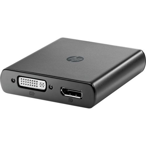 HP USB to DisplayPort and DVI Dual Output Graphics C5U89AA, HP, USB, to, DisplayPort, DVI, Dual, Output, Graphics, C5U89AA,