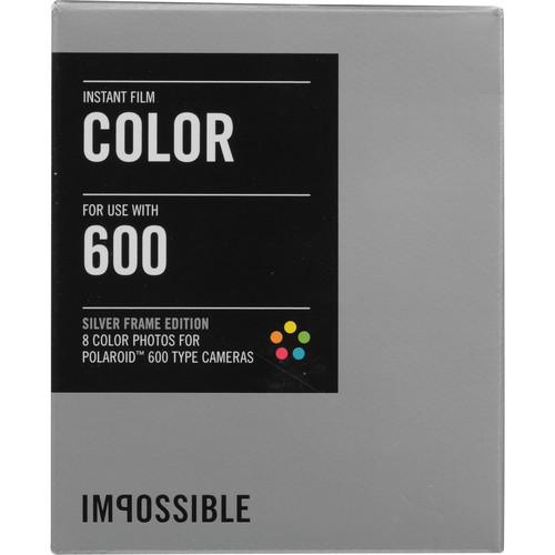 Impossible Instant Color Film with Silver Frames 2933, Impossible, Instant, Color, Film, with, Silver, Frames, 2933,