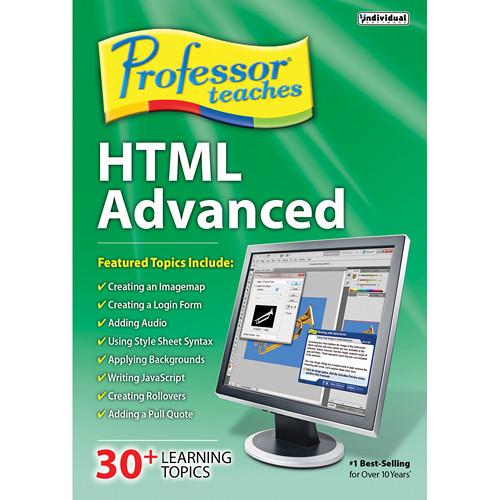 Individual Software Professor Teaches HTML Advanced PTHTMLA