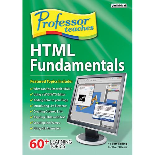 Individual Software Professor Teaches HTML Fundamentals PTHTMLF, Individual, Software, Professor, Teaches, HTML, Fundamentals, PTHTMLF